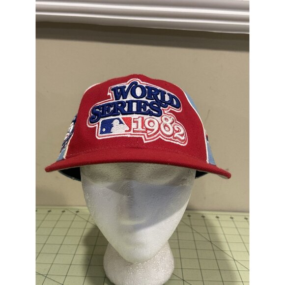 American Needle Other - vintage american‎ needle World Series 1982 Cardinals/brewers Hat Size 7 1/8